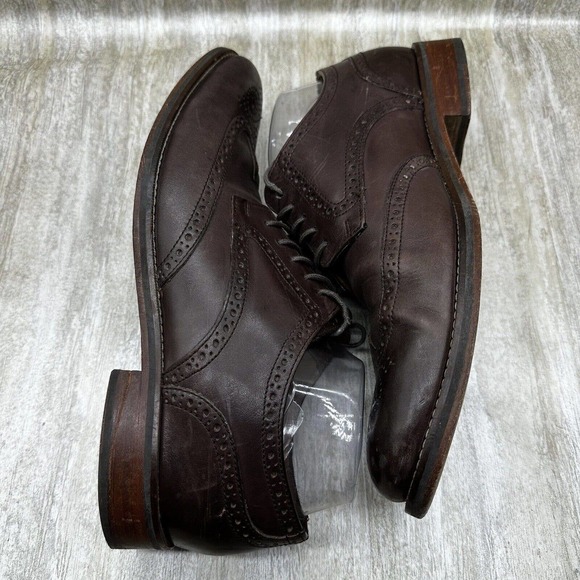 Cole Haan Grand OS Dress Shoes Mens‎ Size 10 Brown Leather Oxfords Wing Tip main image 12